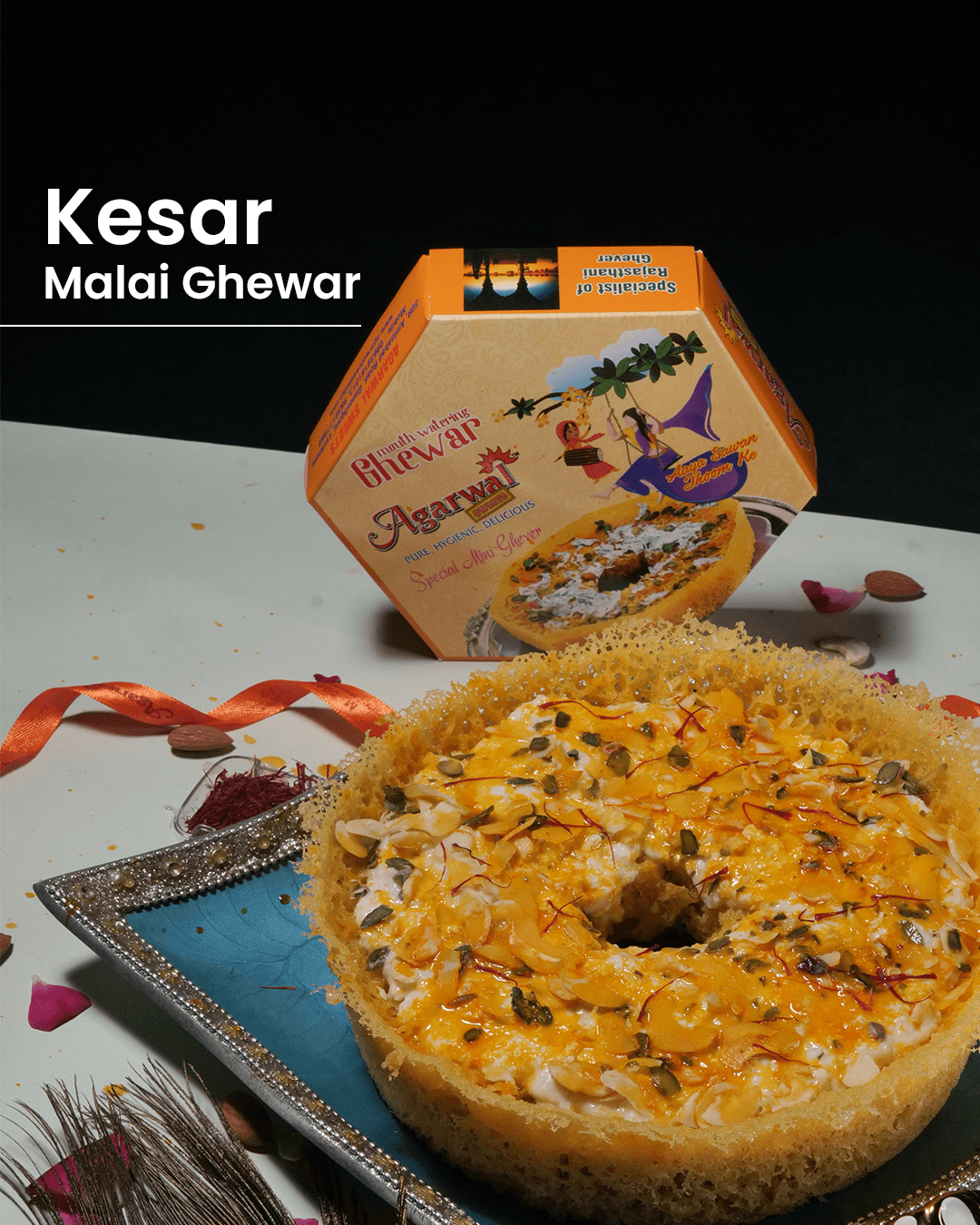 Kesariya Malai Ghewar